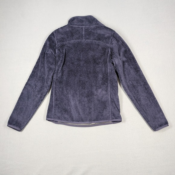 The North Face Osito Fleece Pullover Women's Small Purple Snap Casual Jacket - Picture 8 of 9